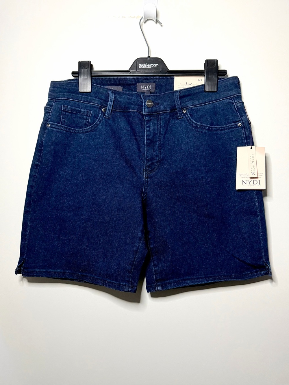 NYDJ Dark Indigo Jean Shorts Size 14p